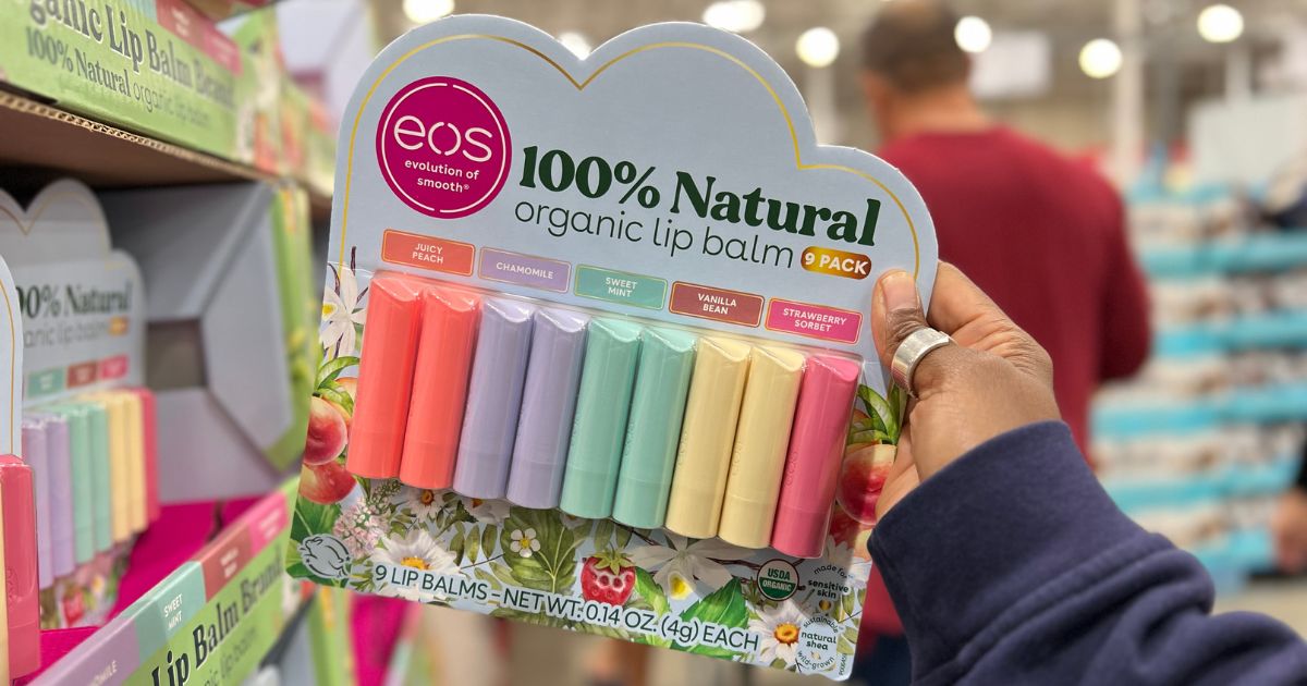 NINE eos Lip Balms Only 11.99 at Costco (Reg. 19) Fabulous Stocking