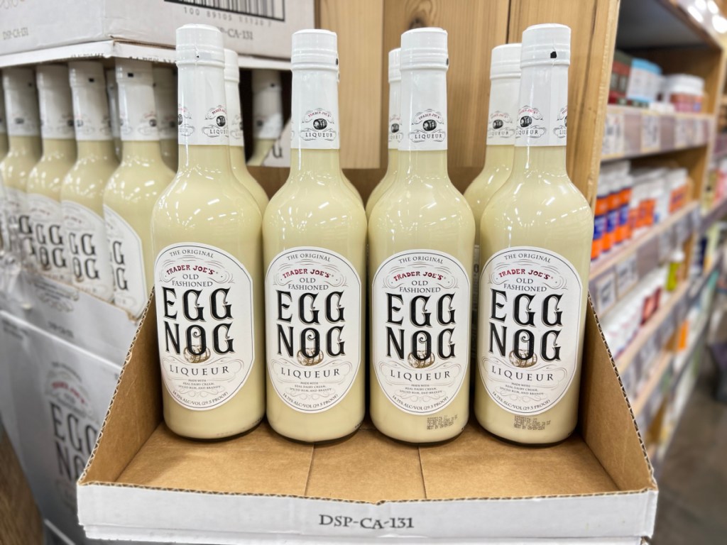store display of Egg Nog Liqueur 