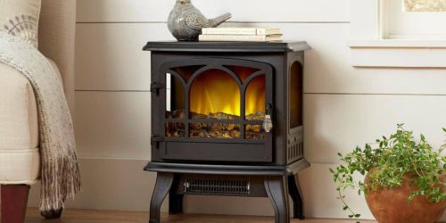 Electric Fireplace Only $59.97 Shipped (Regularly $99) | Great for Smaller Spaces!