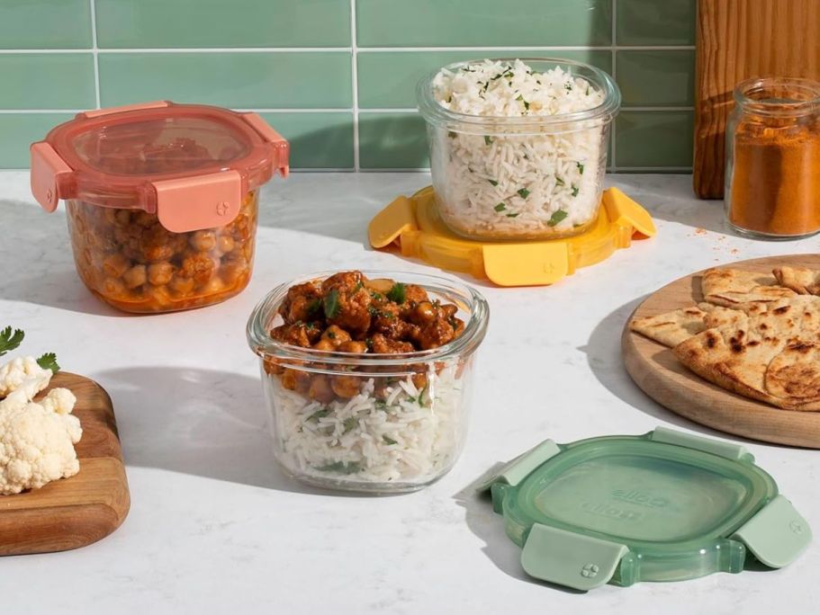 Ello Glass Containers 6-Piece Set Just $11.81 on Amazon (Reg. $21)