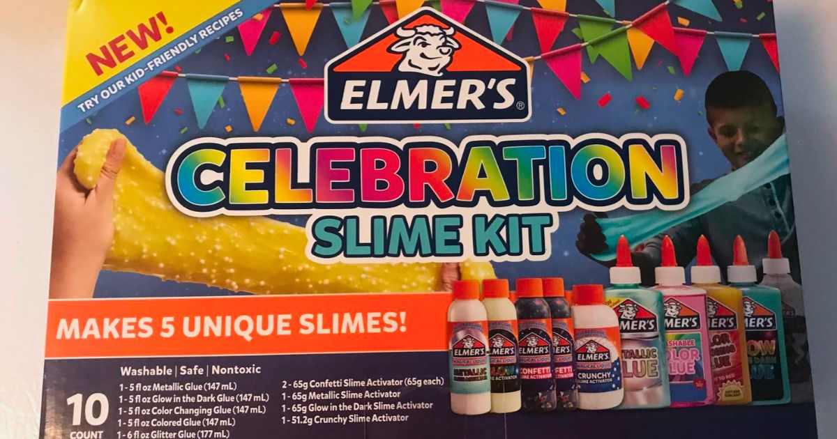 Elmers Celebration Slime Kit 10-Count