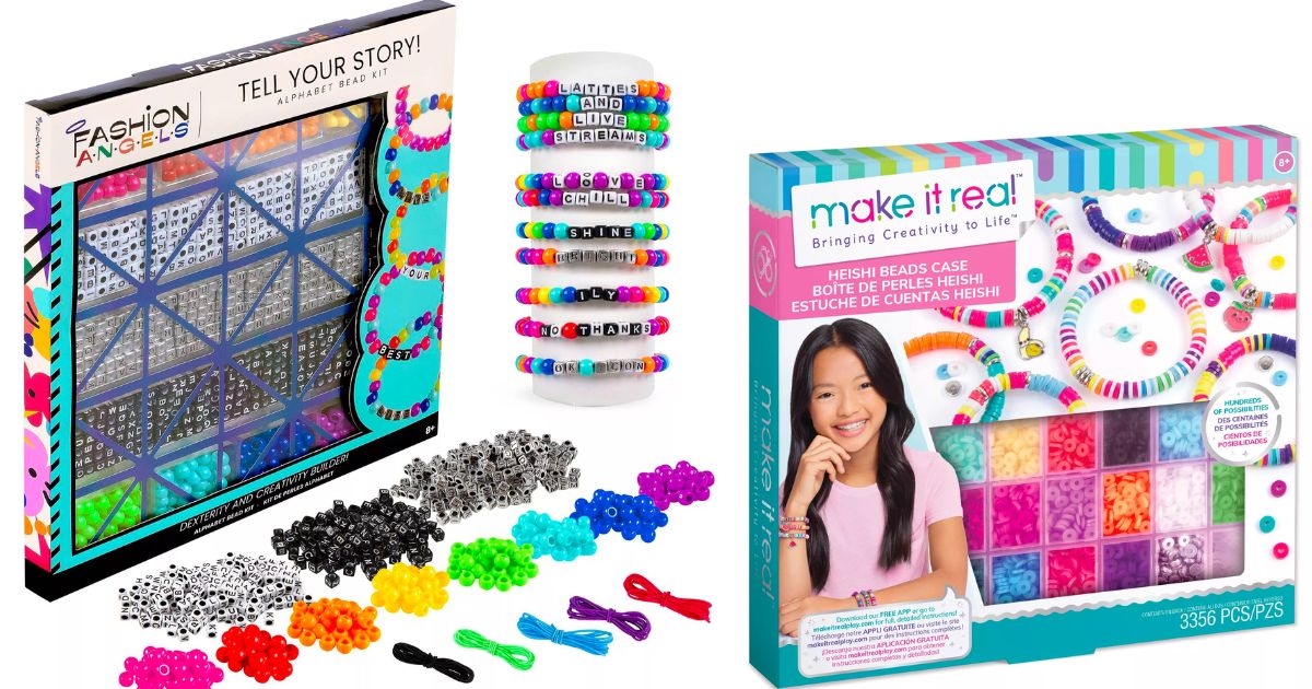 Fashion Angels alphabet bracelet Bead Kit Kids Craft 800+ Beads | eBay