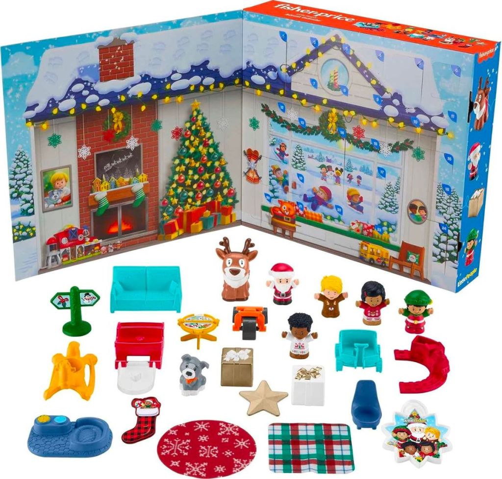 Fisher-Price Little People Advent Calendar Christmas Playset stock image