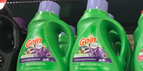 Gain 65oz Laundry Detergent 2-Pack Only $11.74 Shipped on Amazon (Just 12¢ Per Load)