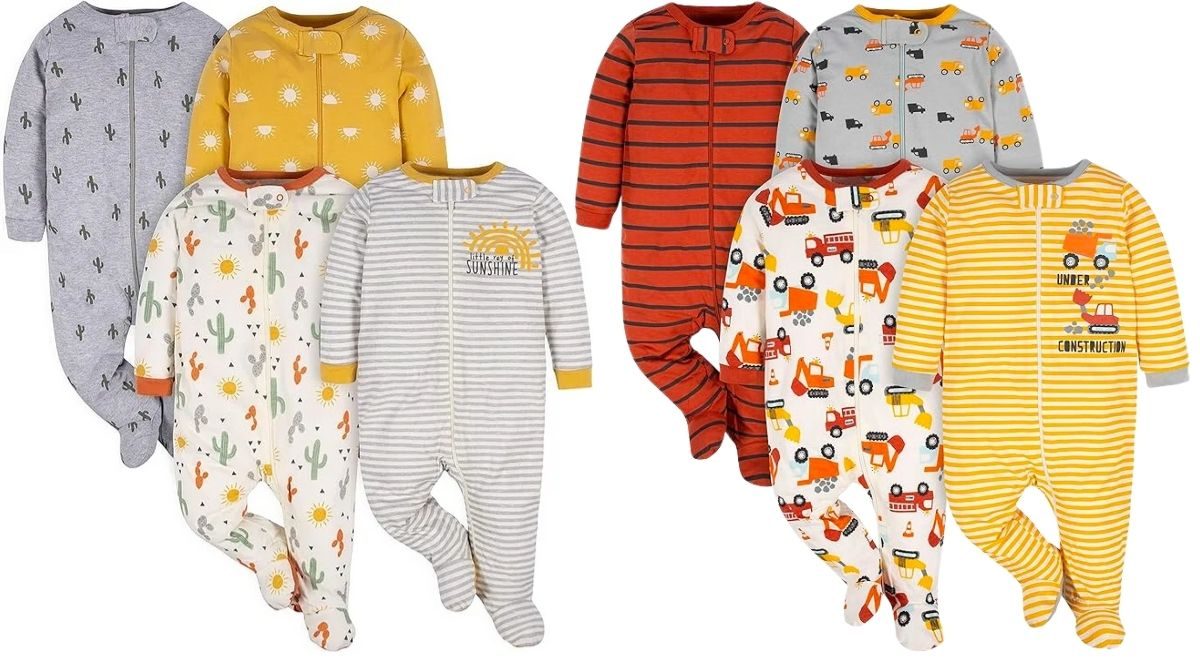 Gerber footie online pajamas