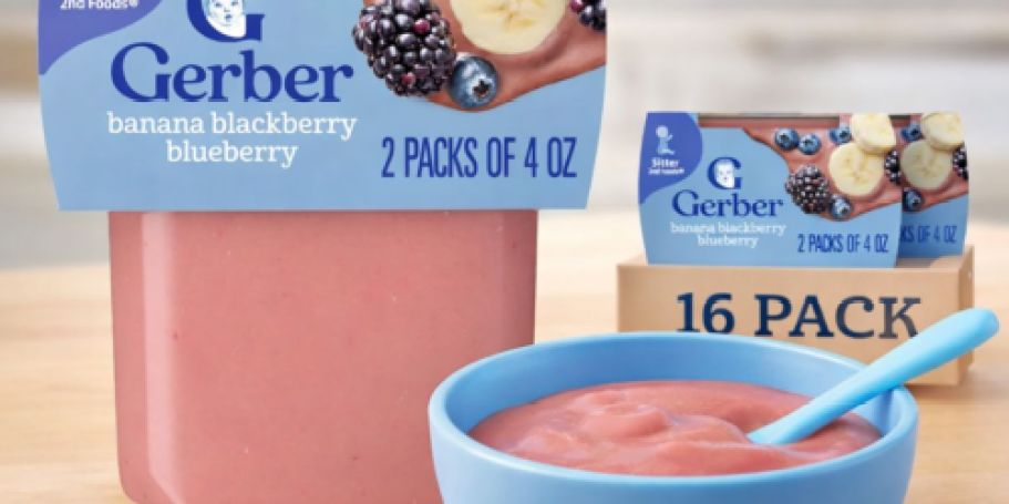 Gerber Stage 2 Baby Food 16-Pack Just $7.92 Shipped on Amazon (Reg. $14)