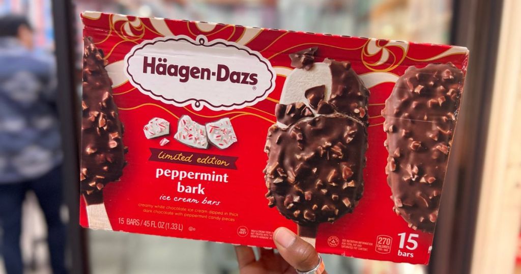 Haagen-Dazs Peppermint Bark ice cream 