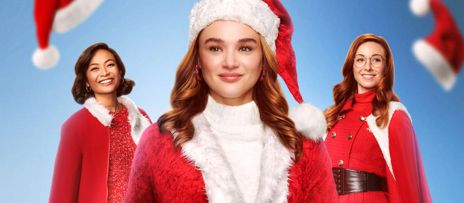 Hallmark Channel's Christmas in July poster for The Santa Summit movie