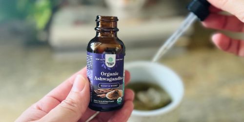 Organic Ashwagandha Drops 60-Day Supply ONLY $8.42 Shipped on Amazon | Improves Mood & Sleep