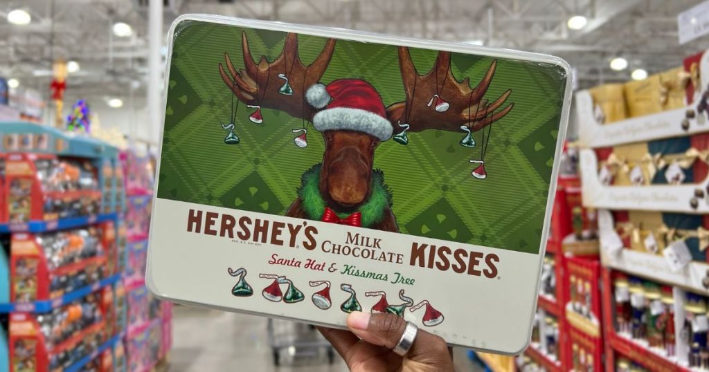 Hershey's Kisses Moose Tin