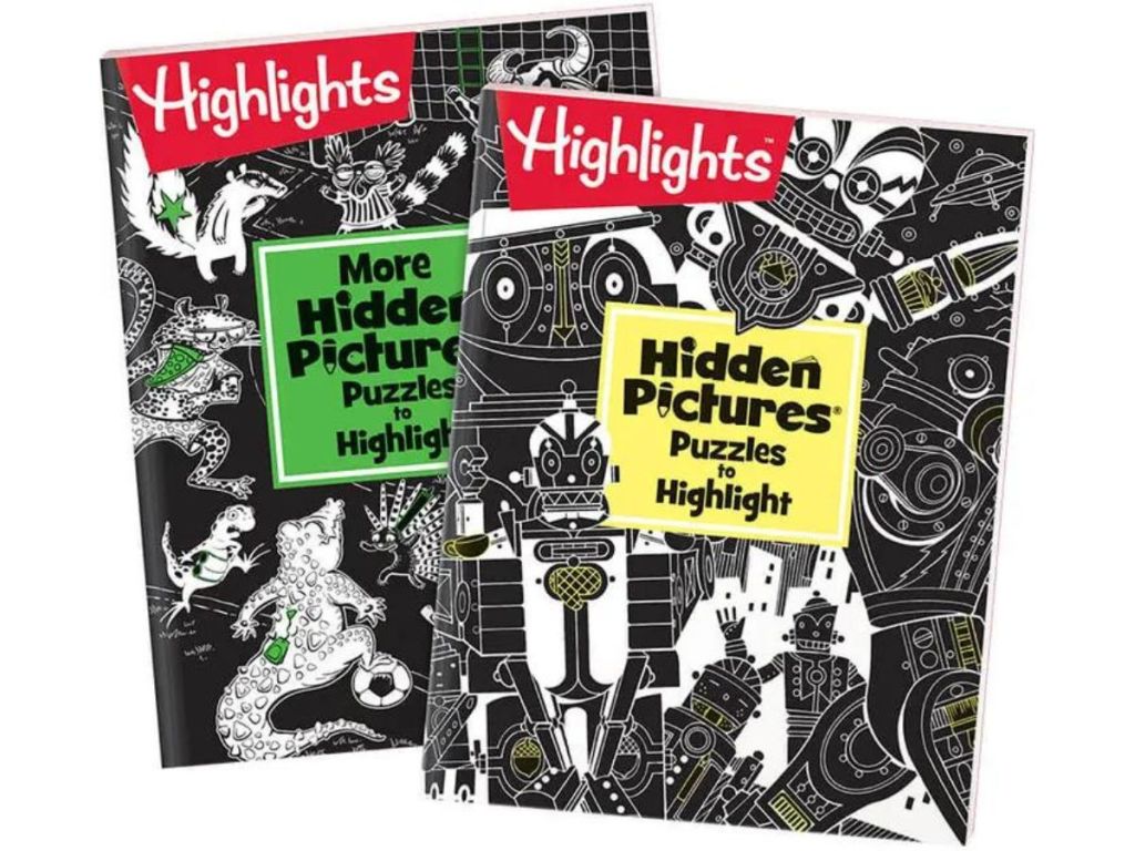 Stock image of 2 highlights hidden picture books