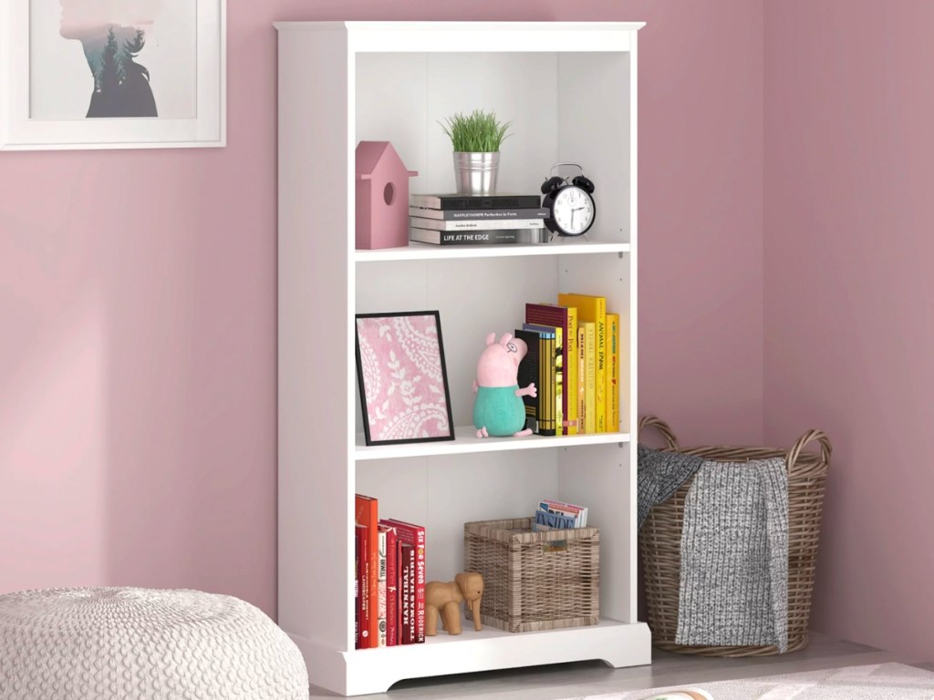 Hillsdale Campbell 3-Shelf Kids Bookshelf