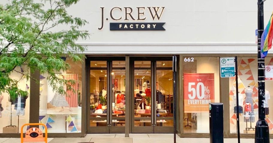 *HOT* Up to 90% Off J.Crew Factory w/ Stacking Discounts