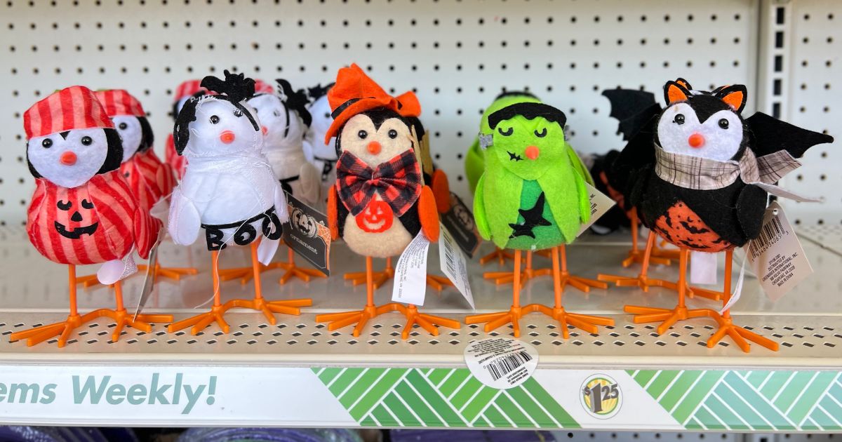 *NEW* Dollar Tree Halloween Birds Only 1.25 Hip2Save