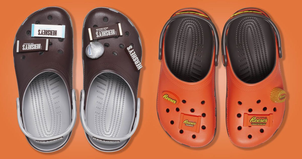 New Crocs Hershey’s Candy Bar & Reese’s Peanut Butter Cup Styles Coming Soon!
