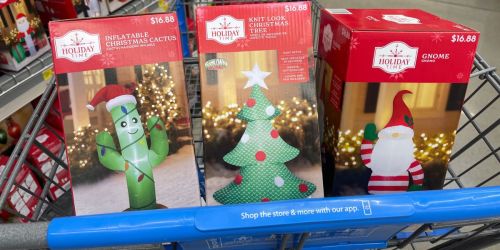 Walmart Christmas Inflatables From $16.88 | Cactus, Gnomes, Penguin, & More
