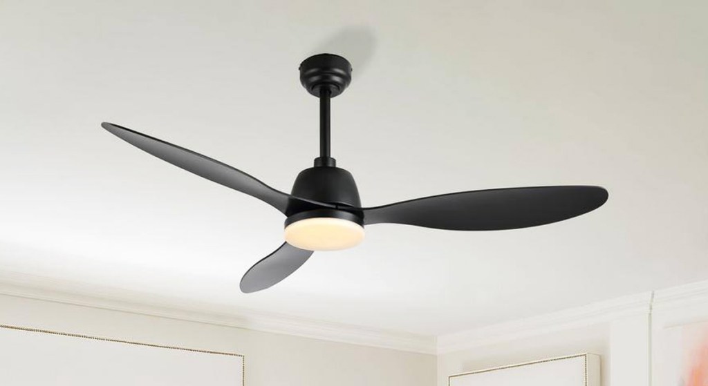 black 3 blade ceiling fan
