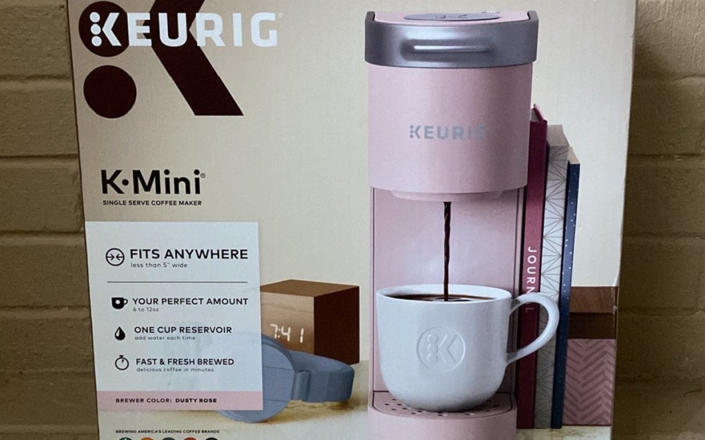 Keurig K-Mini Single-Serve K-Cup Pod Coffee Maker in pink
