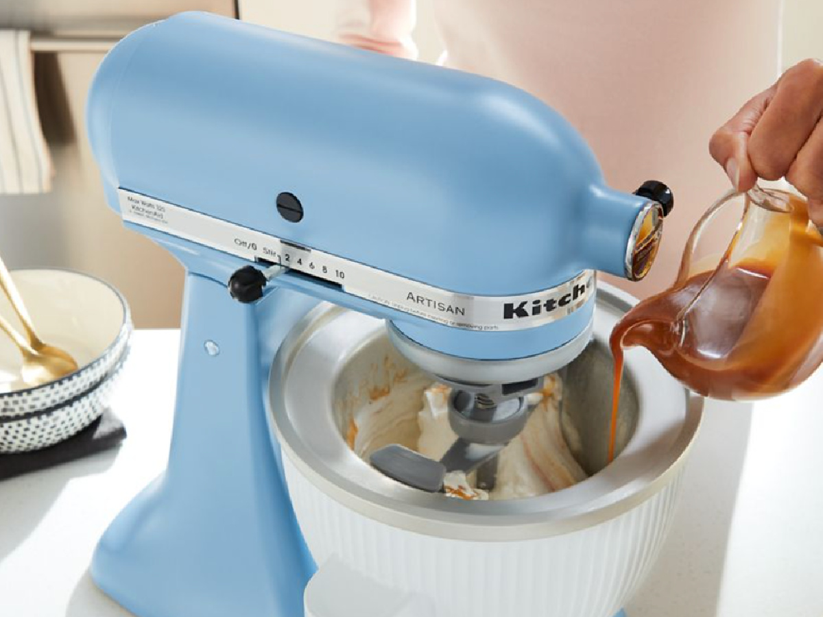 KitchenAid Ice Cream Maker Attachment AND Scoop From 39 98 Shipped   KitchenAid Ice Cream Maker Attachment 