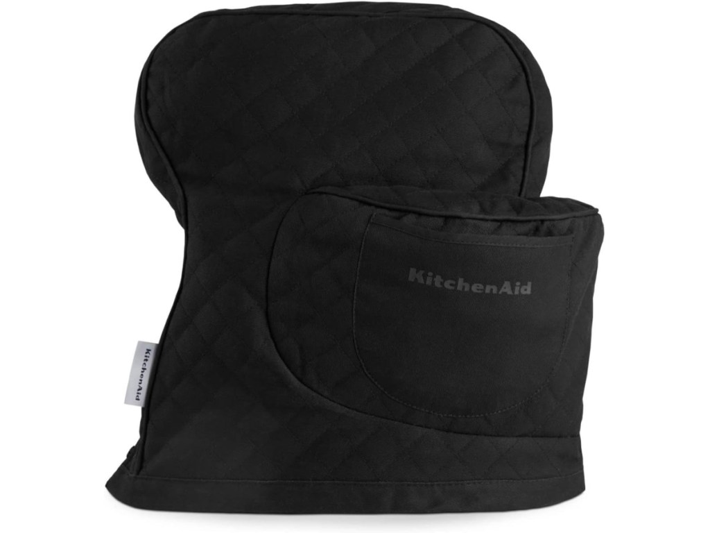 KitchenAid Quilted Fitted Tilt-Head Stand Mixer Cover in Onyx Black