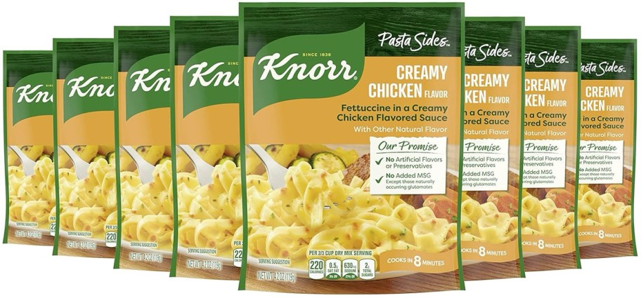 Knorr Pasta Sides Creamy Chicken Fettuccine 8-Pack