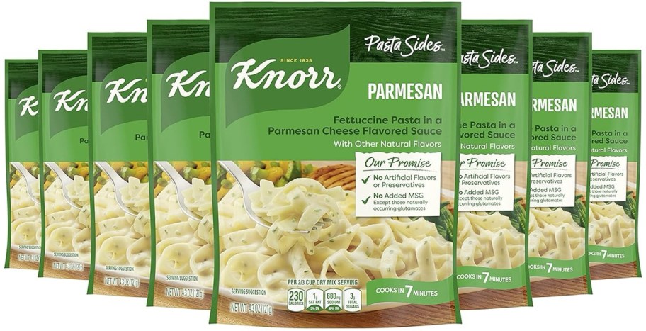 Knorr Pasta Sides Parmesan Fettuccine 8-Pack