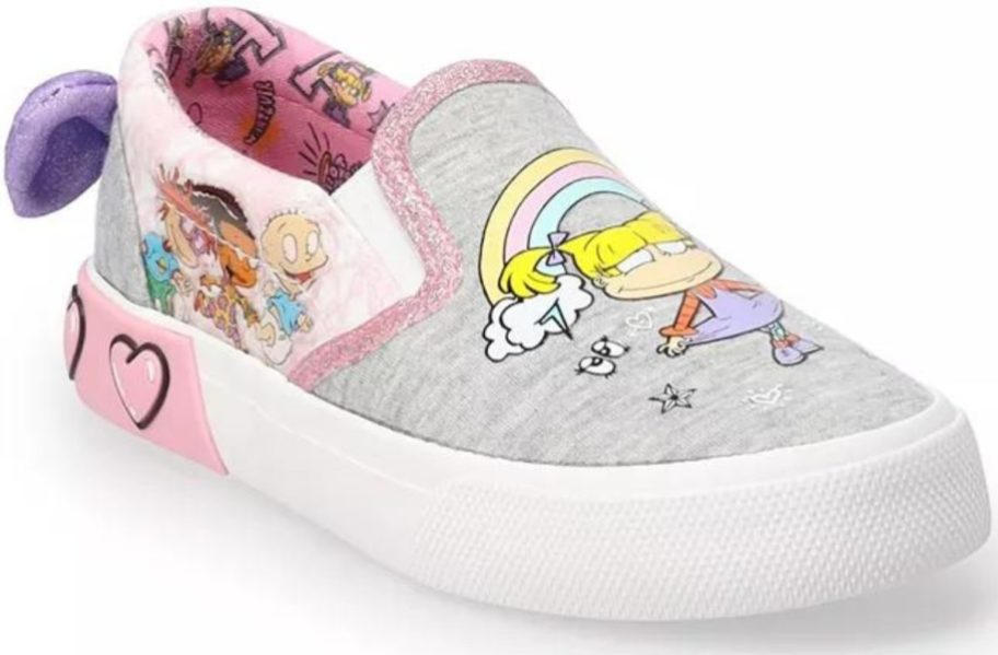 Stock image of a Rugrats Girls Slip on Shoe