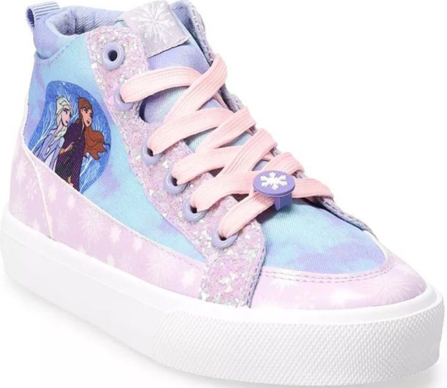 Stock image of a Disney Frozen Girls High Top Shoe
