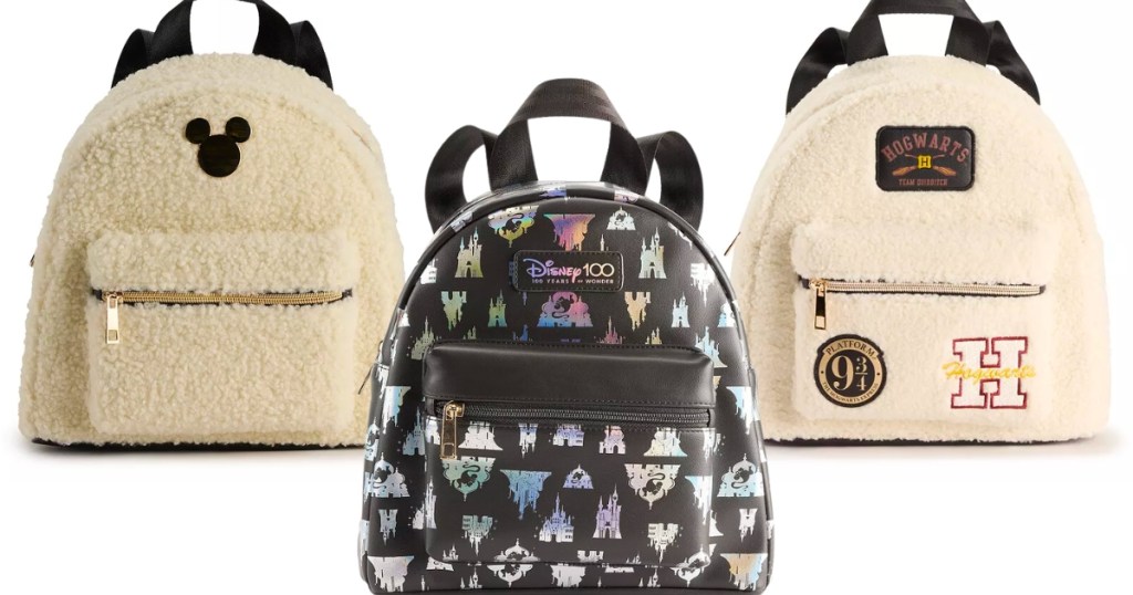 kohl's mini backpacks with disney and harry potter designs