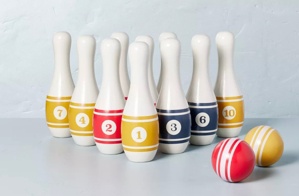 Lawn Bowling Set 12pc - Hearth & Hand™ with Magnolia stock photo