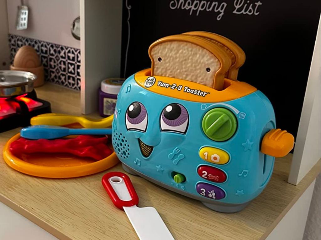 Leap Frog Toaster on a counter