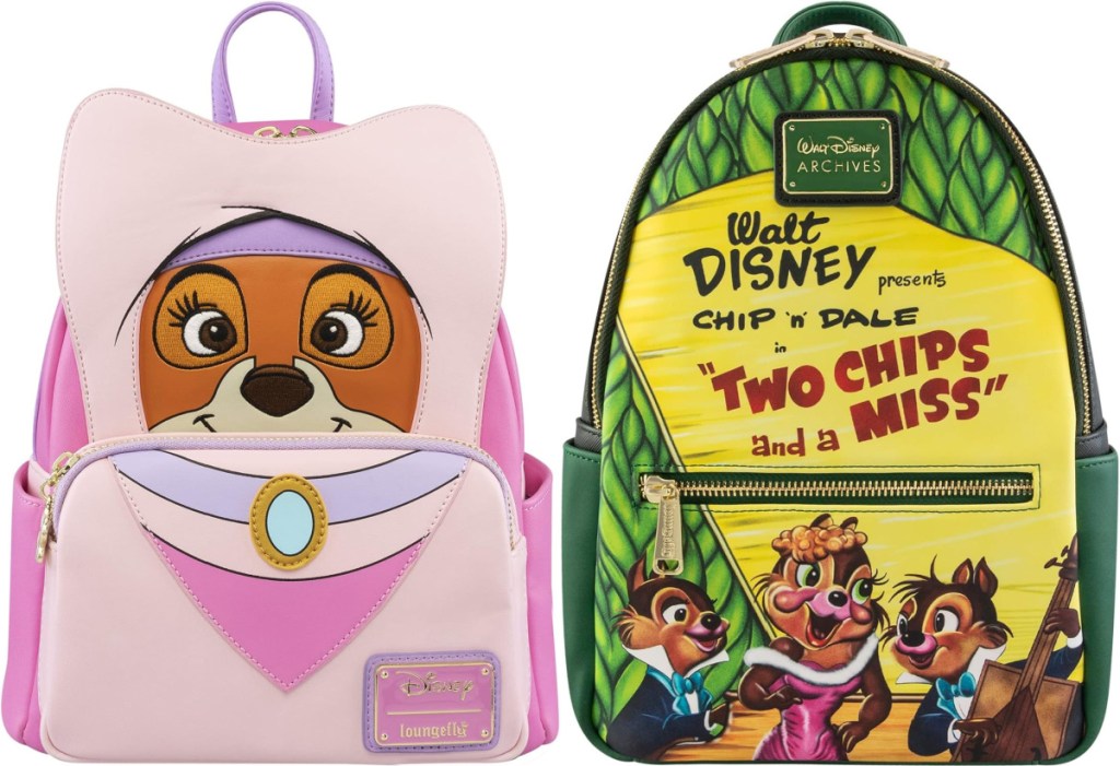 Loungefly Hood Marion and chip and dip backpack