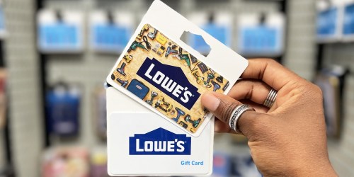 Free $10 Lowe’s eGift Card w/ $50 eGift Card Purchase (Last-Minute Gift Idea!)