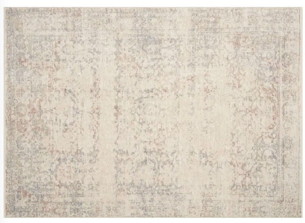 stock photo of cream rug