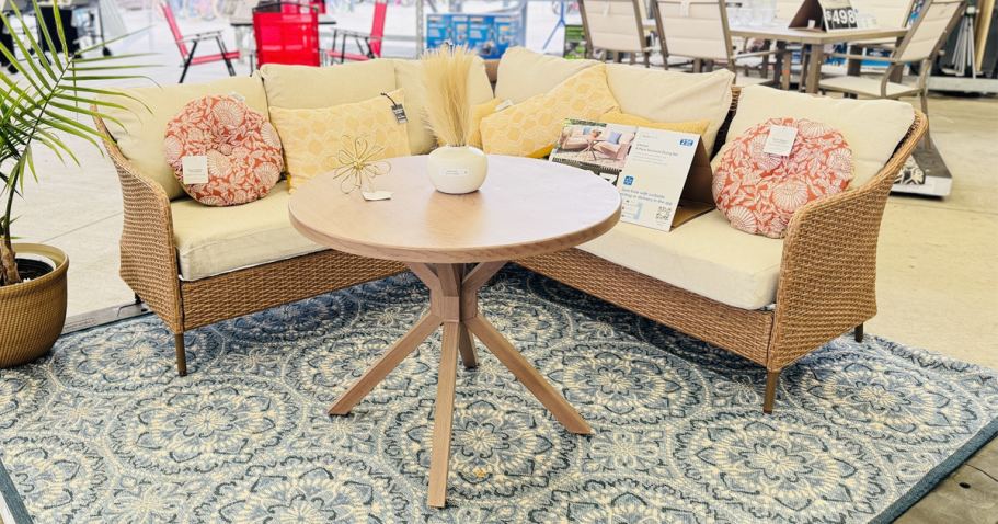 $100 Off Walmart Patio Sectional Dining Set