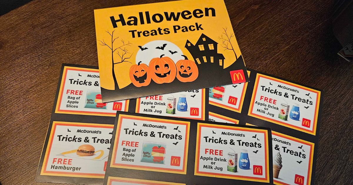 The McDonald’s Halloween Treats Coupon Booklet is BACK & Only $1