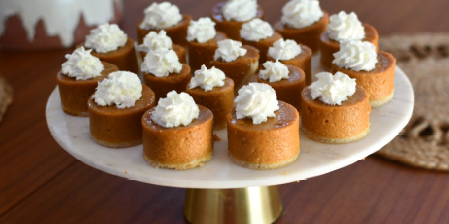 Turn Store-Bought Pie into Mini Pumpkin Pie Bites (Perfect for Fall Entertaining!)