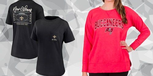 Women’s NFL T-Shirts from $9.98 on SamsClub.com (Reg. $17) – Selling Out FAST!