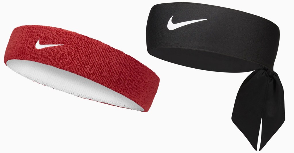 red and black nike headbands