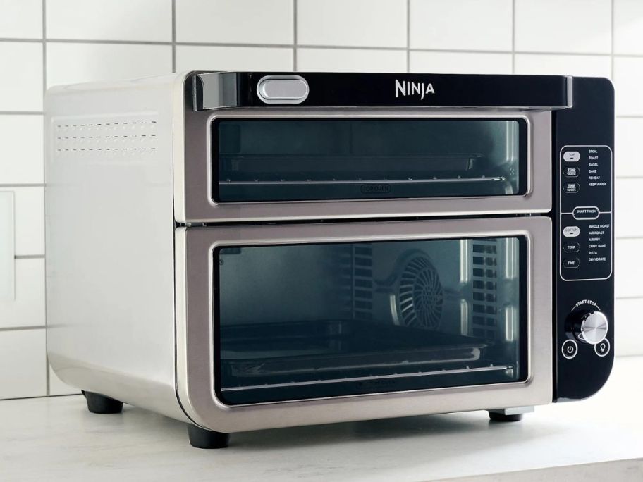 ninja double oven on counter