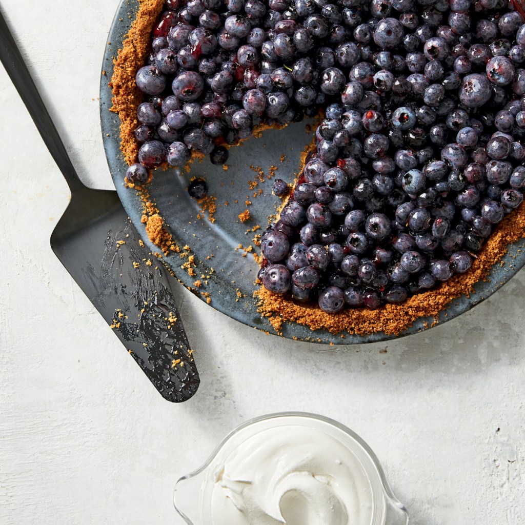 No bake blueberry pie from weight watchers