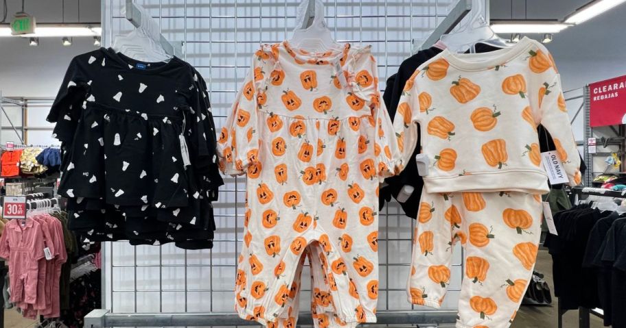 Old Navy Halloween clothing for babies and toddlers