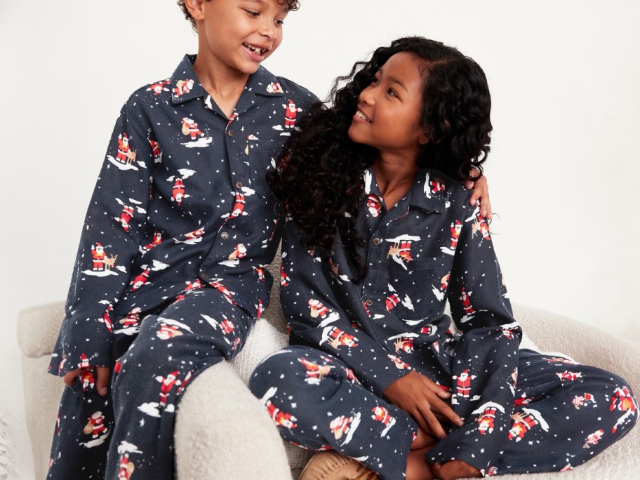 Old Navy Kids Gender-Neutral Printed Button-Front Pajama Set 