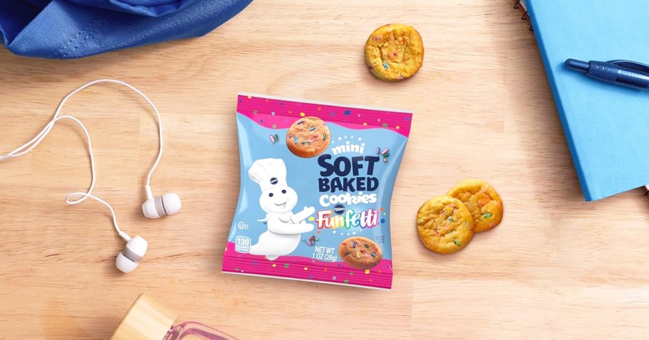Pillsbury Mini Soft Baked Cookies 10-Pack Only $3.66 on Amazon (Perfect for Lunch Boxes)