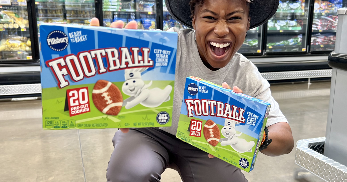 Pillsbury Football Sugar Cookies 20-Count Only $3.68 at Walmart | Hip2Save