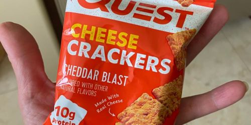 Quest High-Protein Cheese Crackers 12-Count Just $13 on Amazon (Reg. $26)
