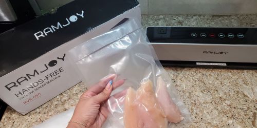 Vacuum Food Sealer Only $48.99 Shipped on Amazon (Reg. $70) | Hands-Free & Easy to Use!