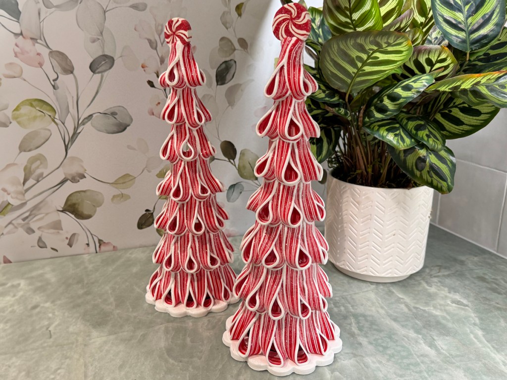 Red White Candy Cane Tree Decoration
