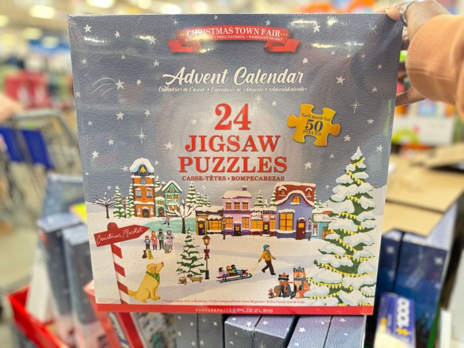 Sam's Club Advent Calendars Jigsaw Puzzle Christmas Town Fair