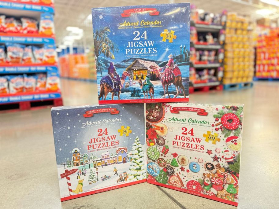 3 Sam's Club Advent Calendars Jigsaw Puzzles